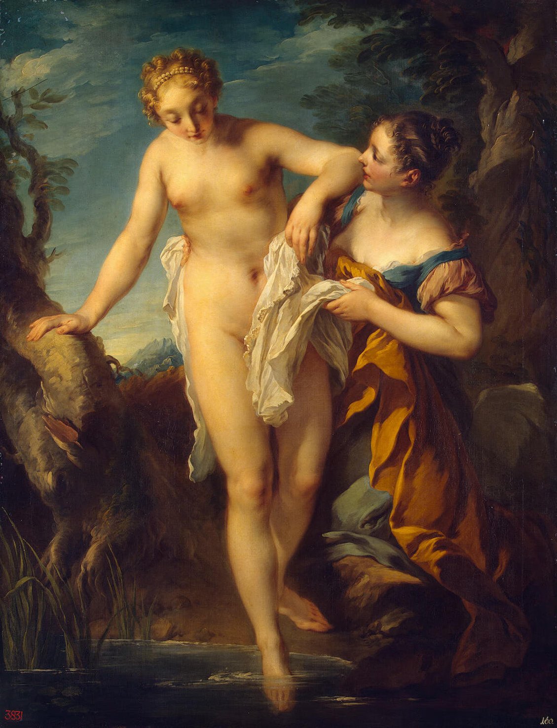Woman Bathing